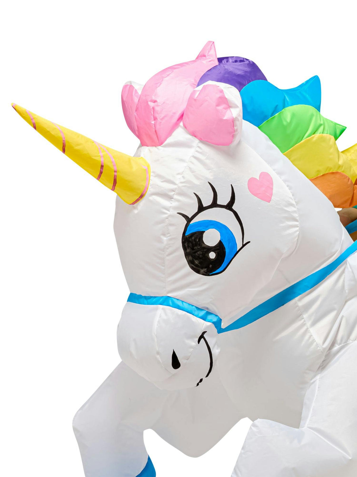 Kids' Ride on Unicorn Light Up Inflatable Costume
