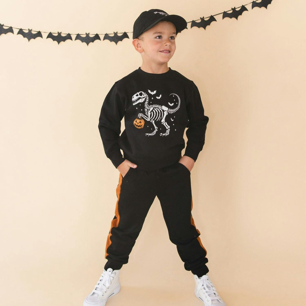 Dinosaur Skeleton Halloween Sweatshirt