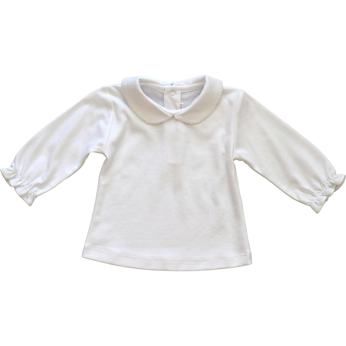 White Peter Pan Top
