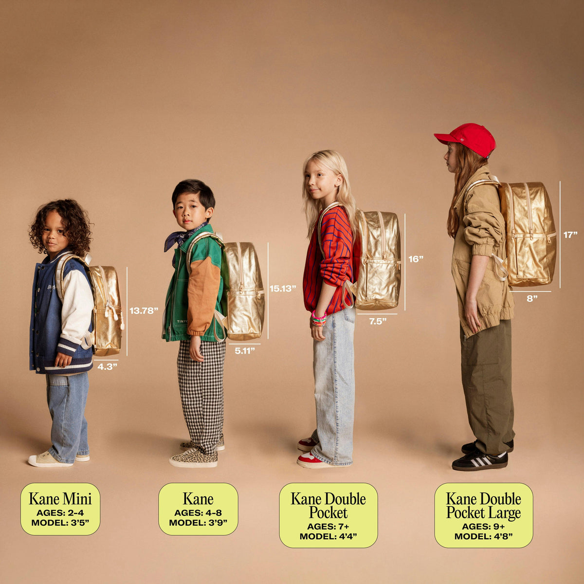 Kane Double Pocket Large Backpack