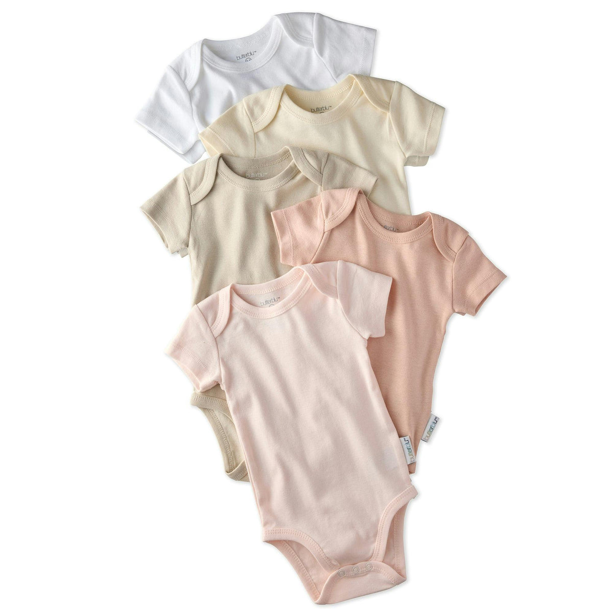 AVERY 5-Pack Short Sleeve Bodysuits