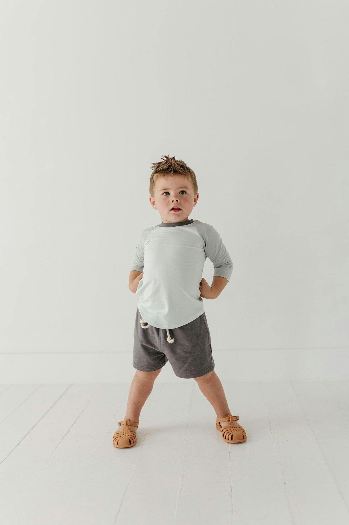 Boys Everyday Shorts in Smoke