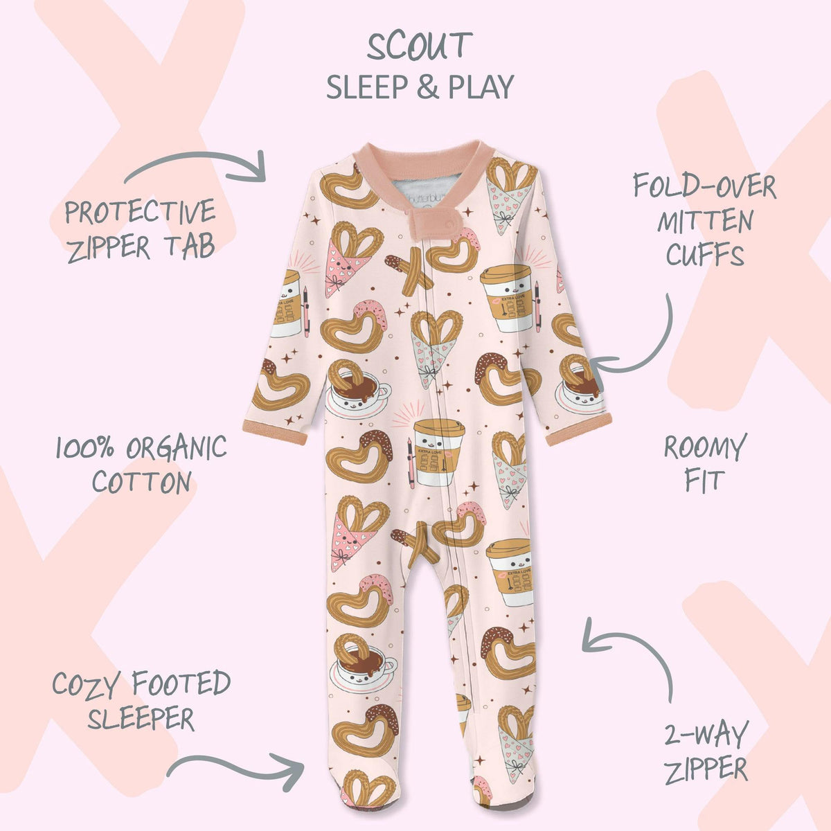 SCOUT Sleep & Play Girls Pajamas