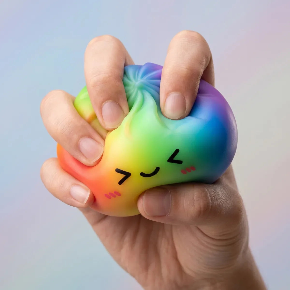 Prism Rainbow Color Dumpling Squishy