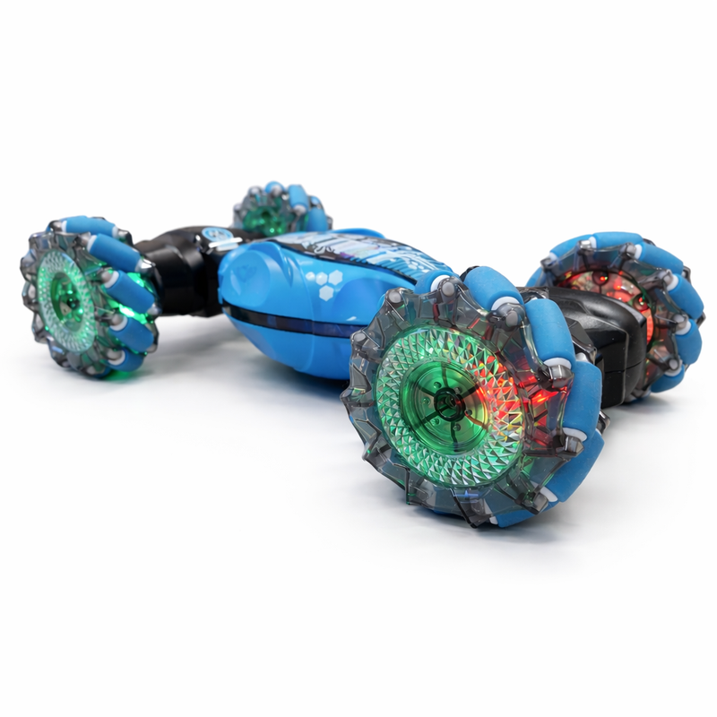 Rc Stunt Car with Gesture Control Wristband and LED Illuminated Wheels