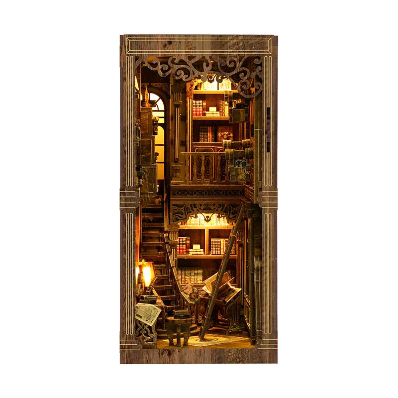 Antique Book Archive Library DIY Book Nook Kit
