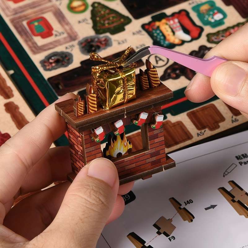 Christmas Shop DIY Miniature House Kit