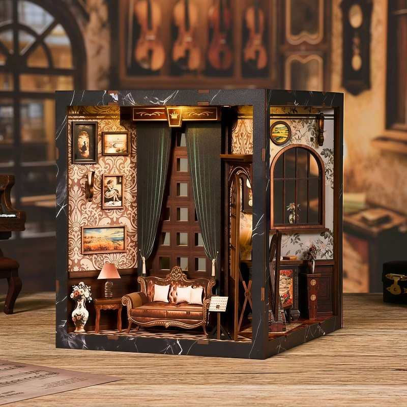 European Melody Room DIY Miniature House Kit