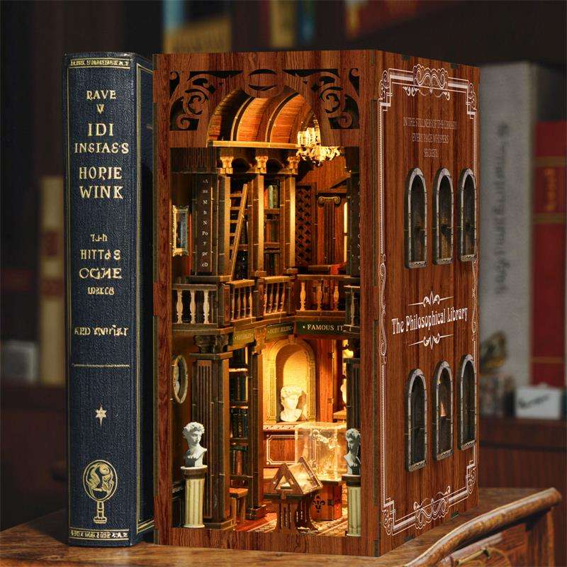 Philosopher's Study Vintage DIY Book Nook Kit