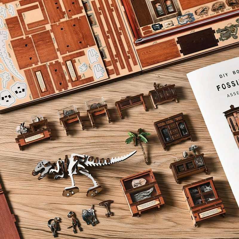 Fossil Museum Natural History DIY Book Nook Kit