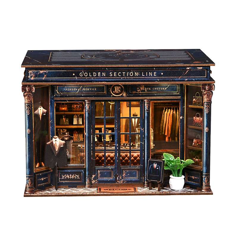 Bespoke Tailor Shop DIY Miniature House Kit