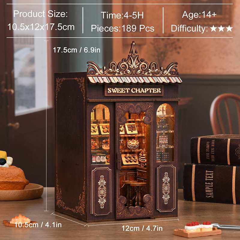Sweet Haven Patisserie DIY Miniature House Kit