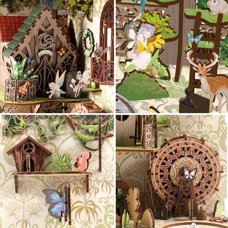 Enchanted Forest House DIY Miniature House Kit