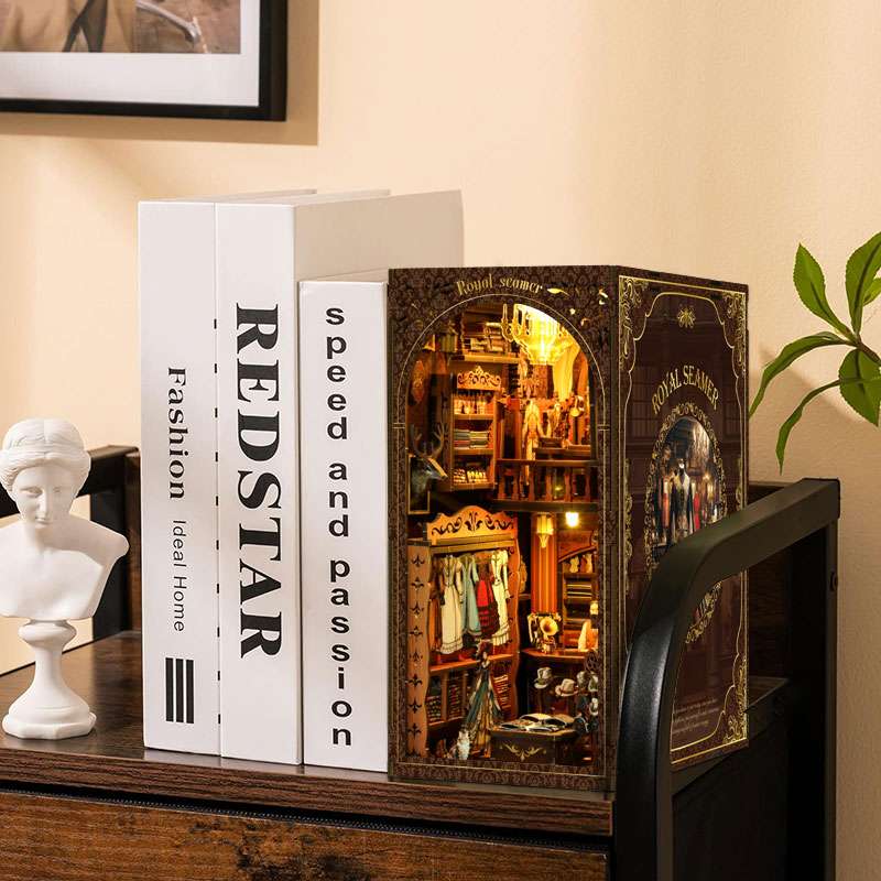 Vintage Tailor Shop DIY Miniature House Kit
