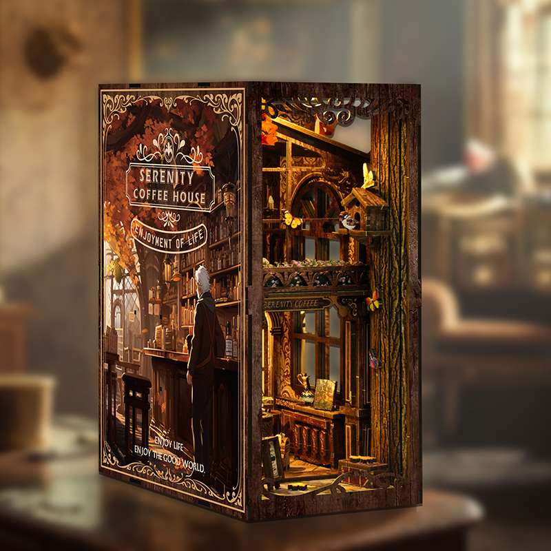 Serenity Coffee House DIY Miniature House Kit