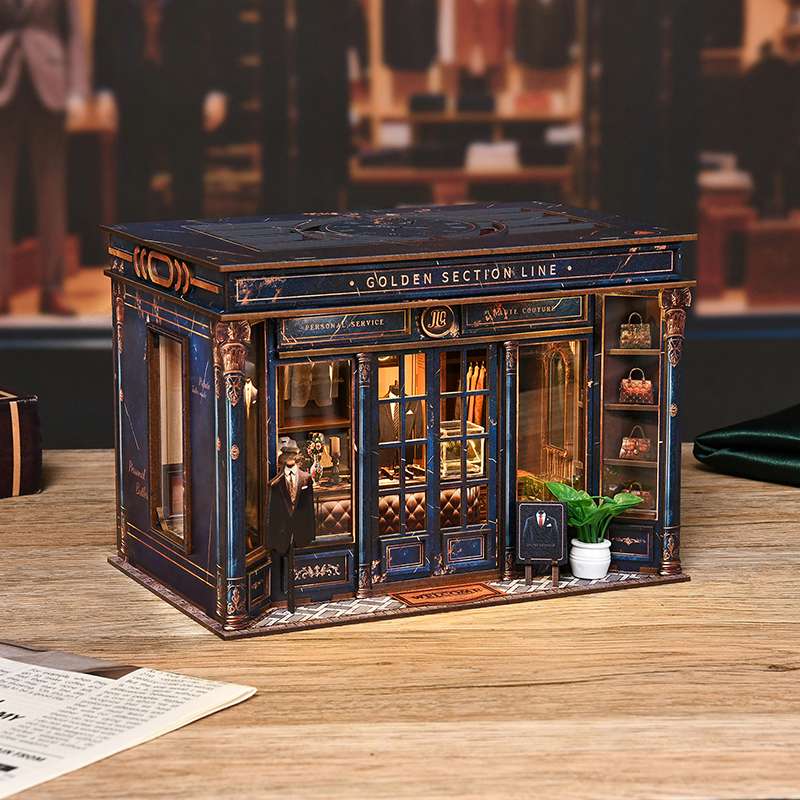 Bespoke Tailor Shop DIY Miniature House Kit