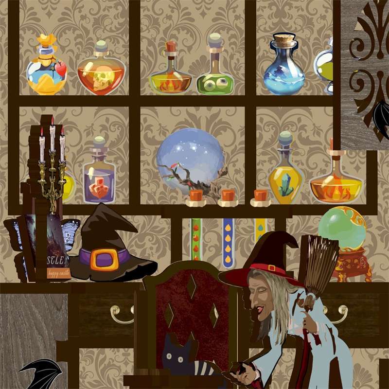 Witch's Enchanted Workshop DIY Book Nook Kit