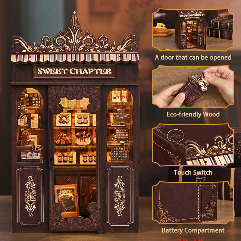 Sweet Haven Patisserie DIY Miniature House Kit