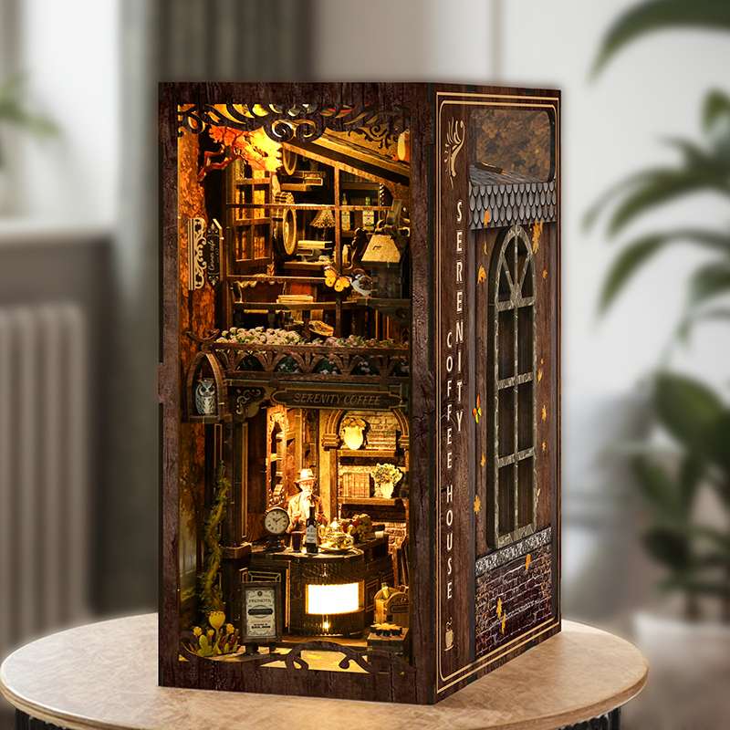 Serenity Coffee House DIY Miniature House Kit