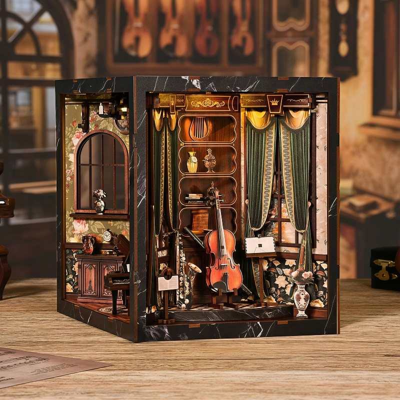 European Melody Room DIY Miniature House Kit