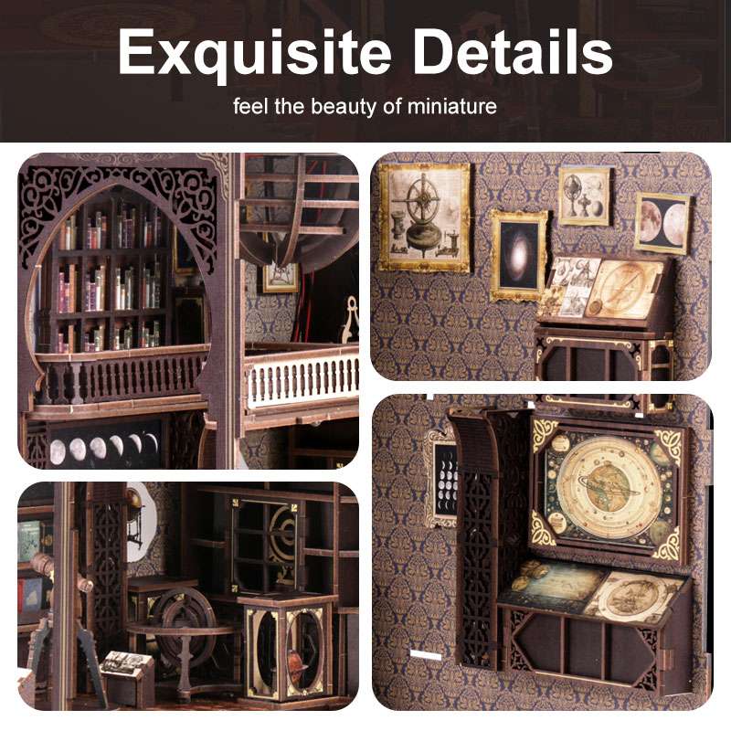 Celestial Observatory Astronomy DIY Book Nook Kit