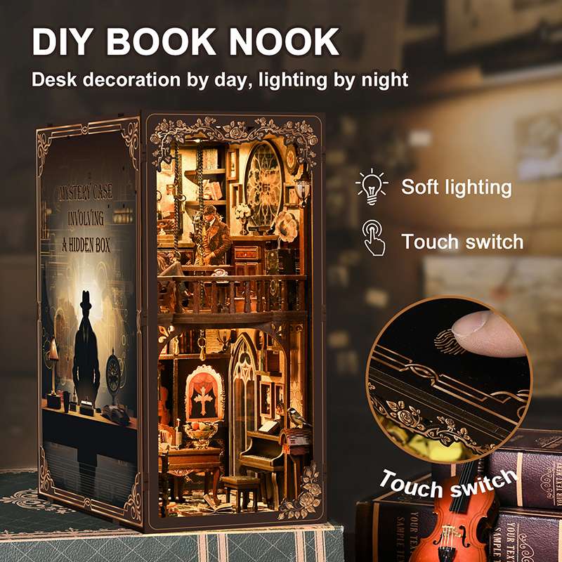 Secret Case Files Detective DIY Book Nook Kit