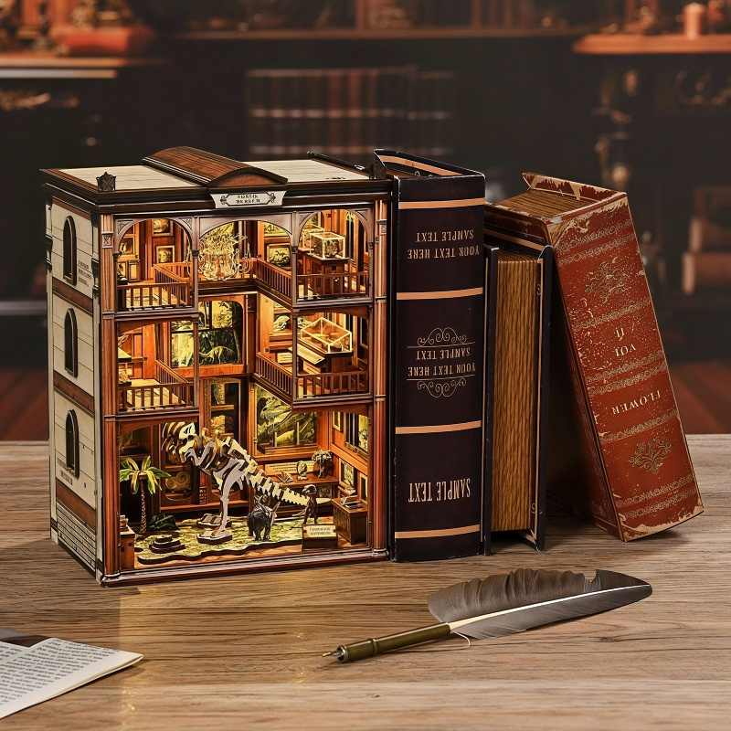 Fossil Museum Natural History DIY Book Nook Kit