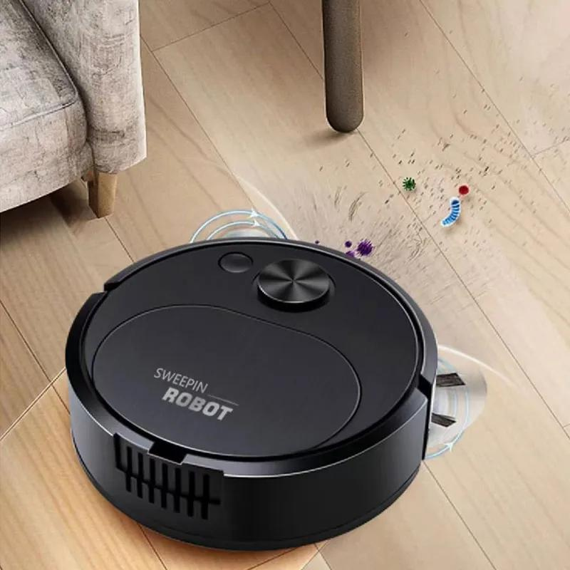 Robot Vacuum Cleaner with Intelligent Navigation and Dual Side Brushes