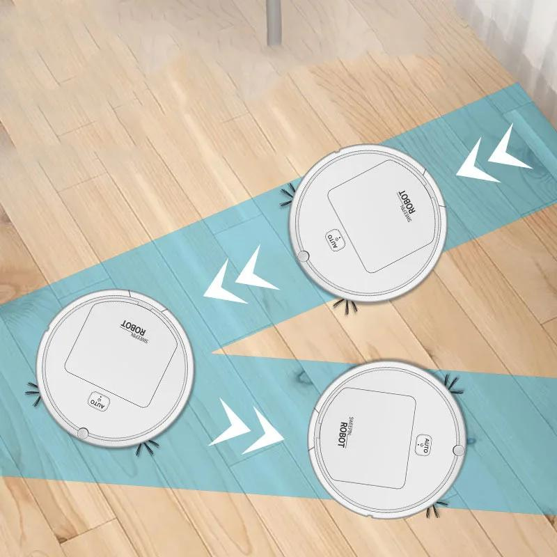 Robot Vacuum Cleaner with Intelligent Navigation and Dual Side Brushes