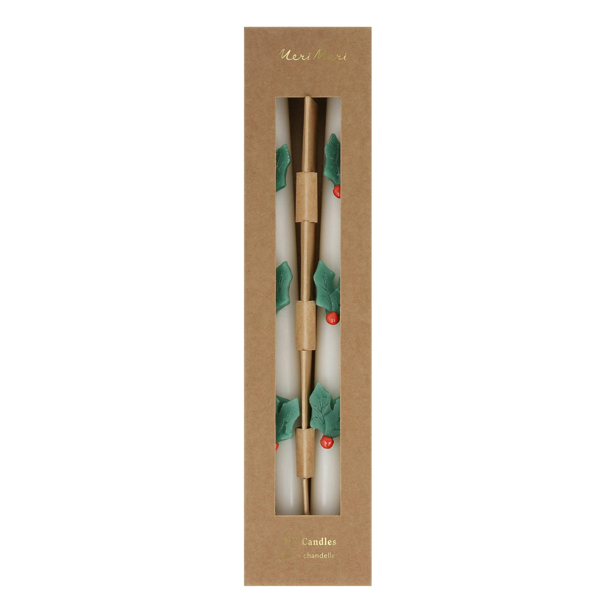 Holly Table Candles
