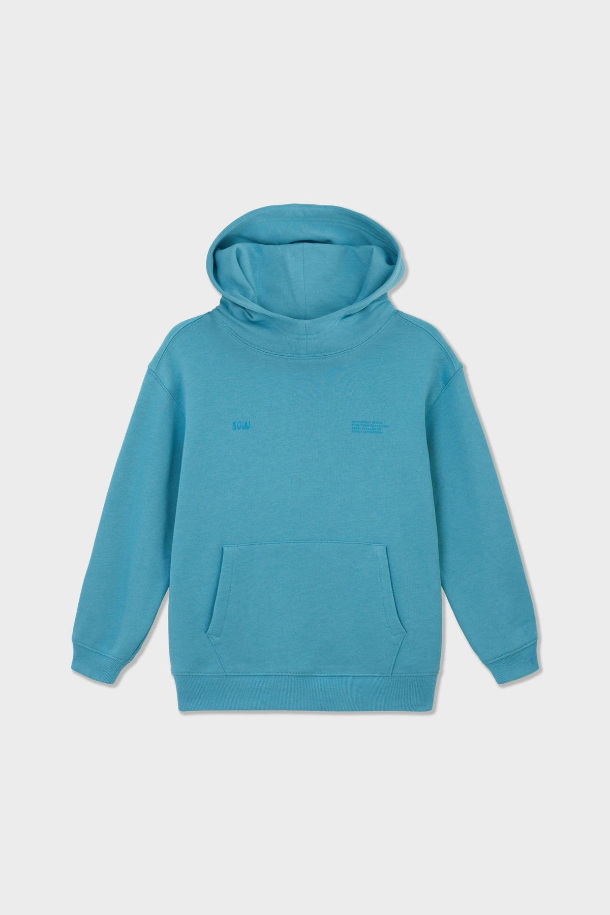 Relaxed Cotton Hoodie With Print