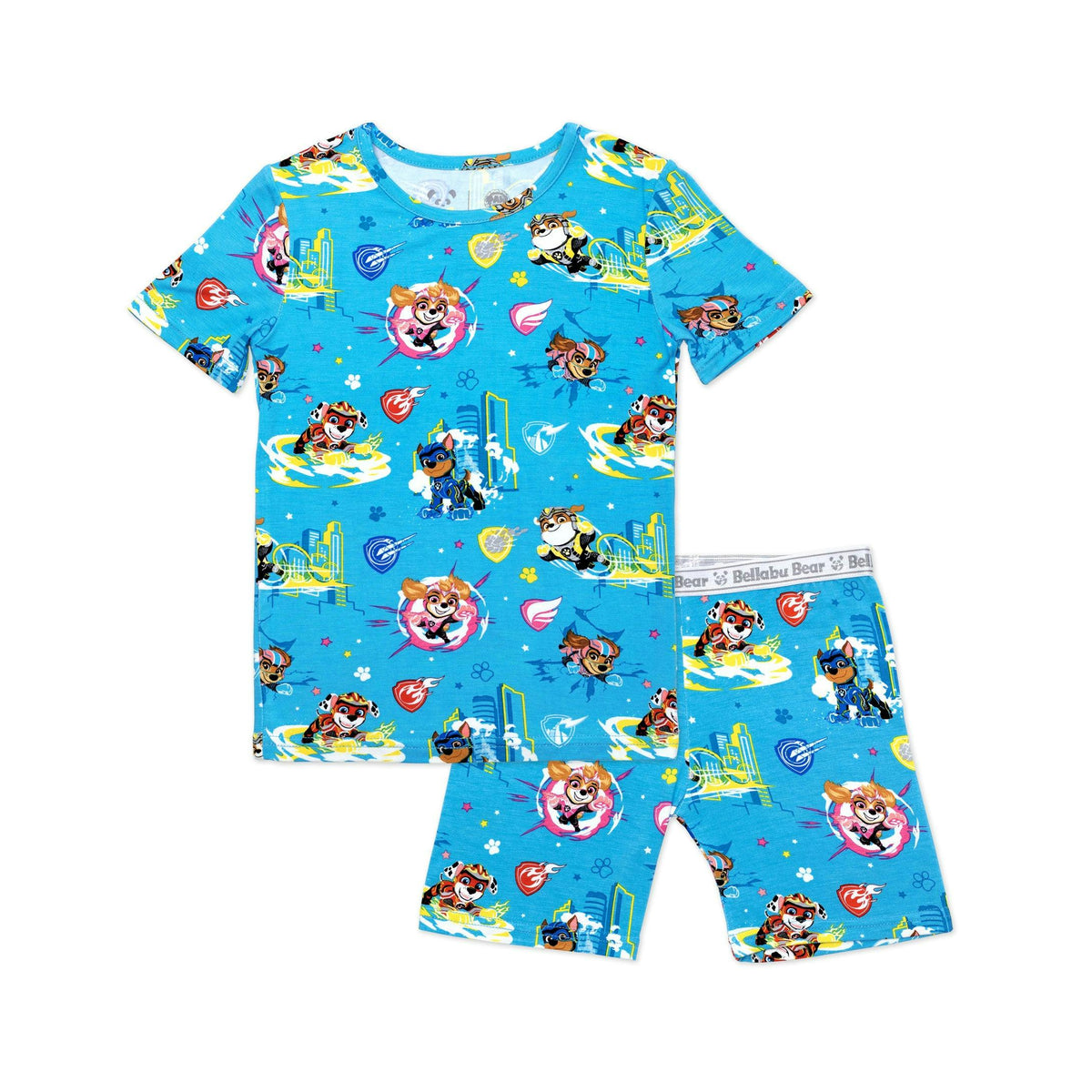 PAW Patrol: The Mighty Movie - Mighty Pups Bamboo Kids Pajama Short Set