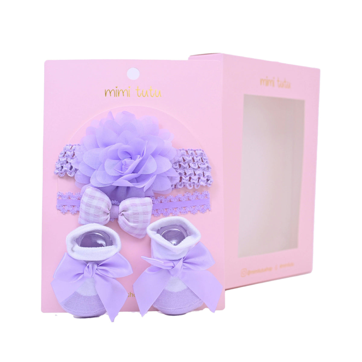 Little Blossoms Headband & Sock Gift Set