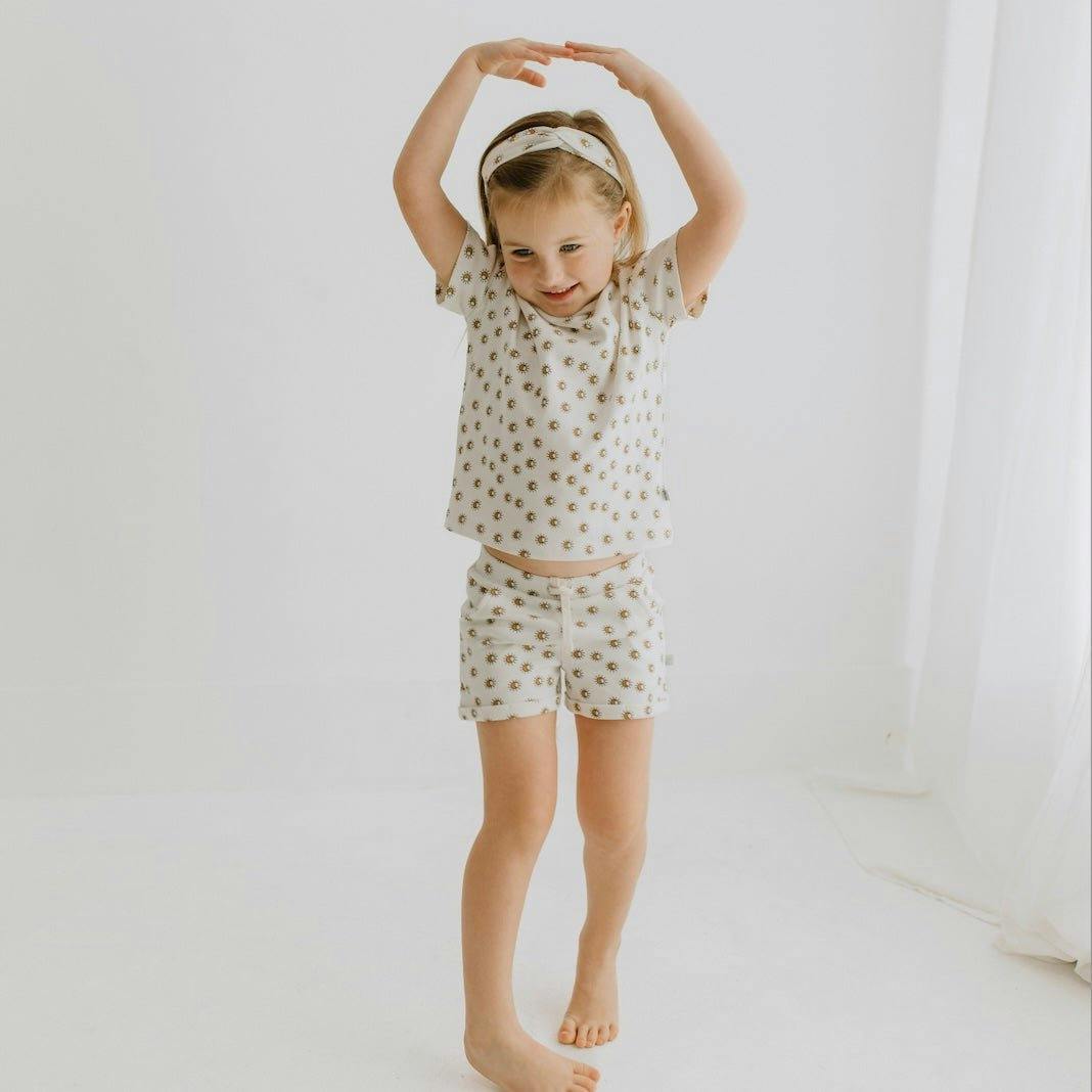 shirt & short set | sun ray
