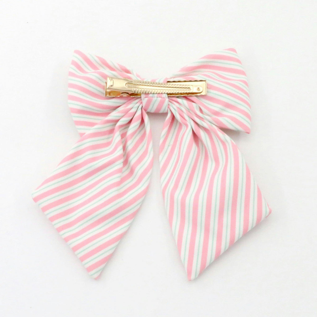 Santa Stripe Bow