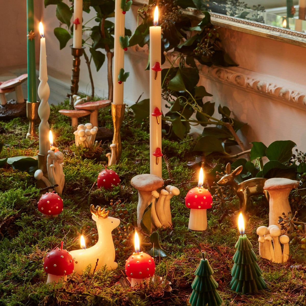 Winter Woodland Candles