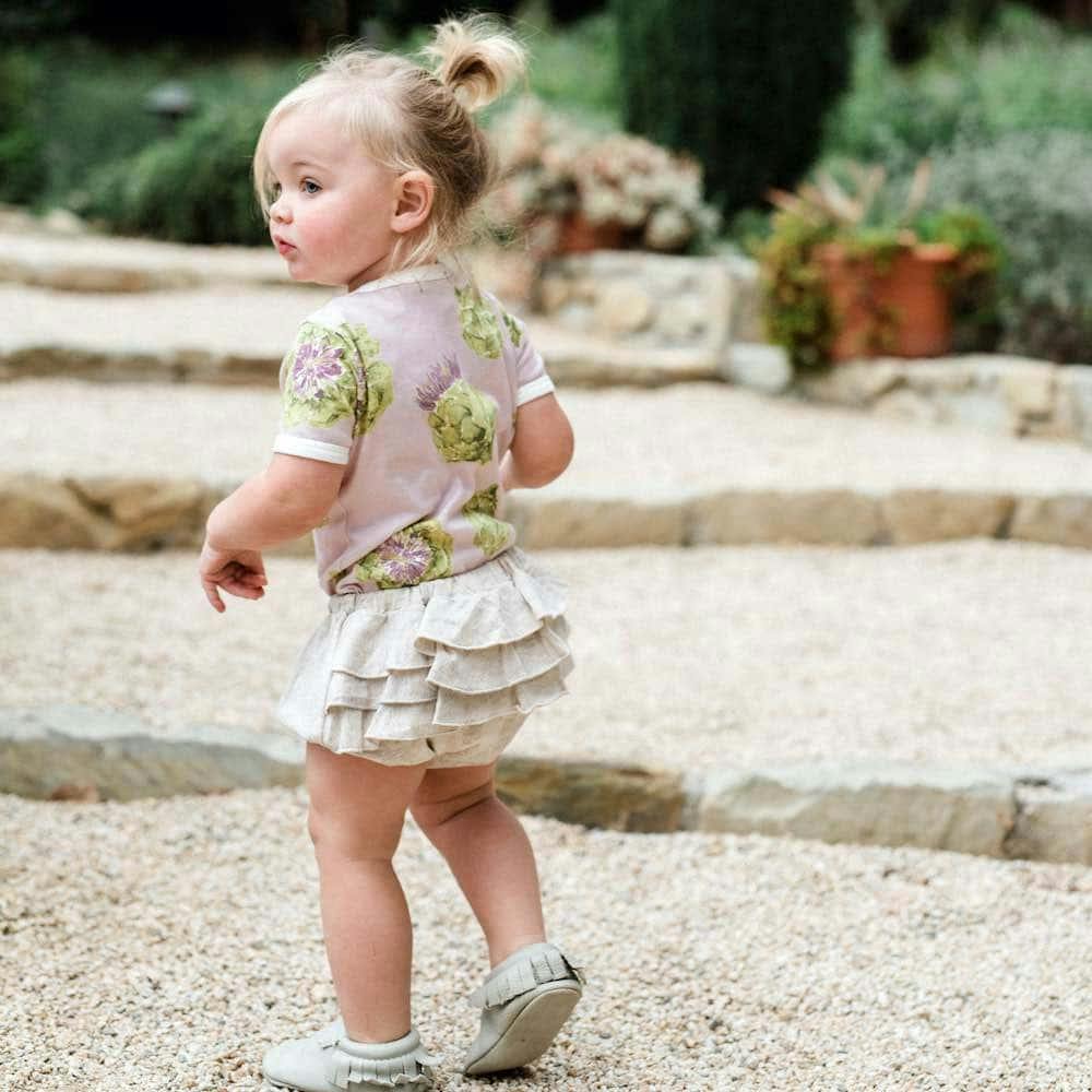 Vintage Balloons Organic Cotton Ruffle Bloomer