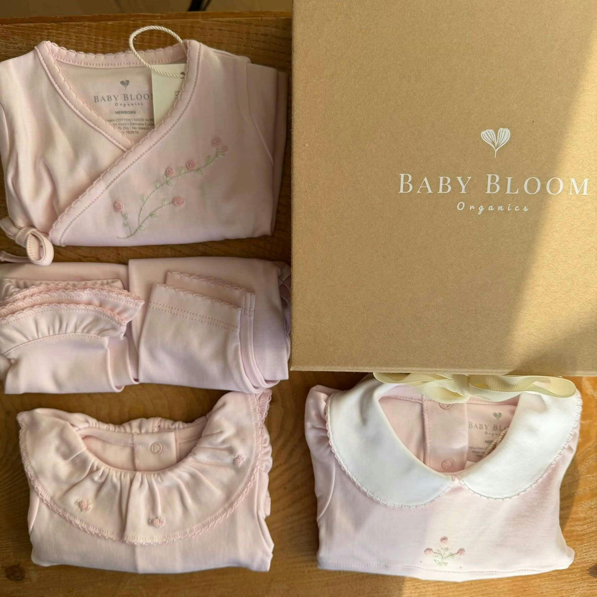 Baby Girl Gift Set Bundle Rose
