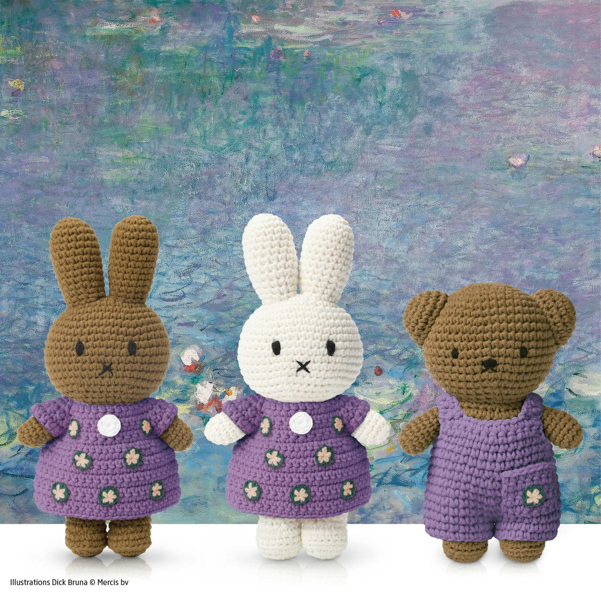 Boris Monet Water Lilies Overall Doll