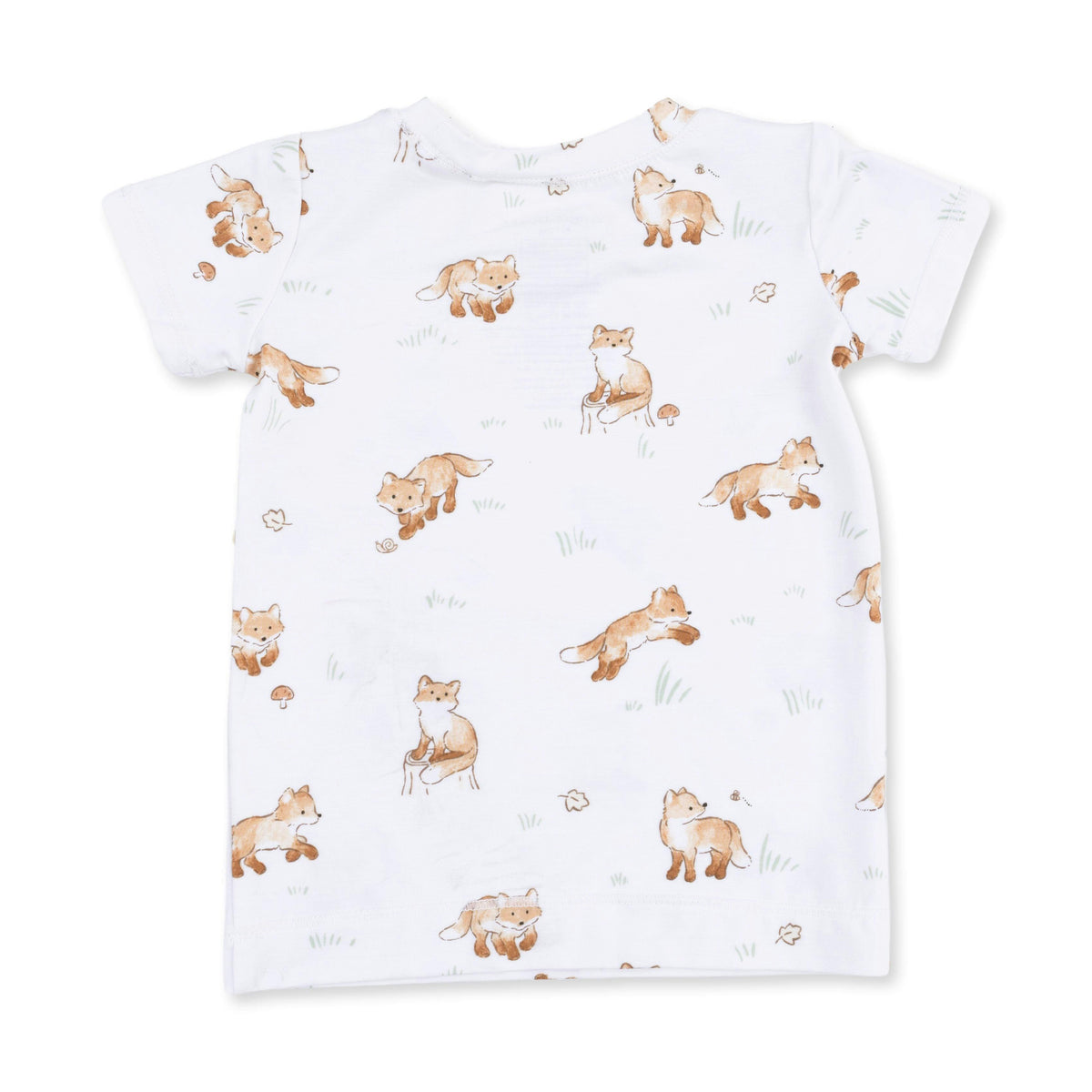 Little Explorer Fox - Short Sleeve Loungewear Set