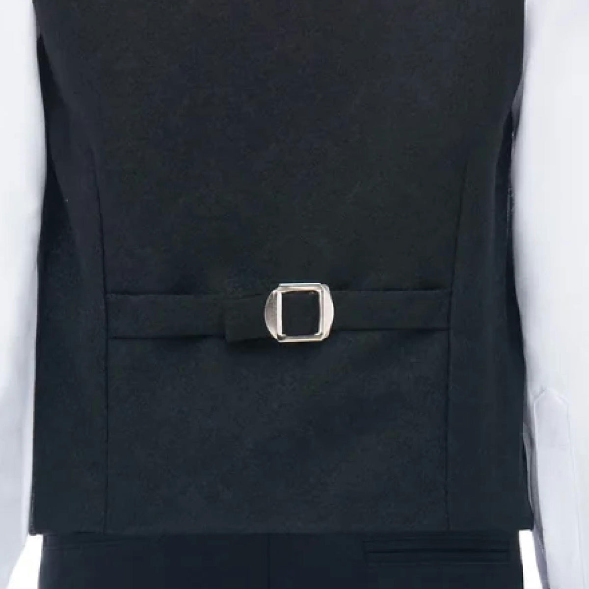 Black Zenon Vest Outfit Set