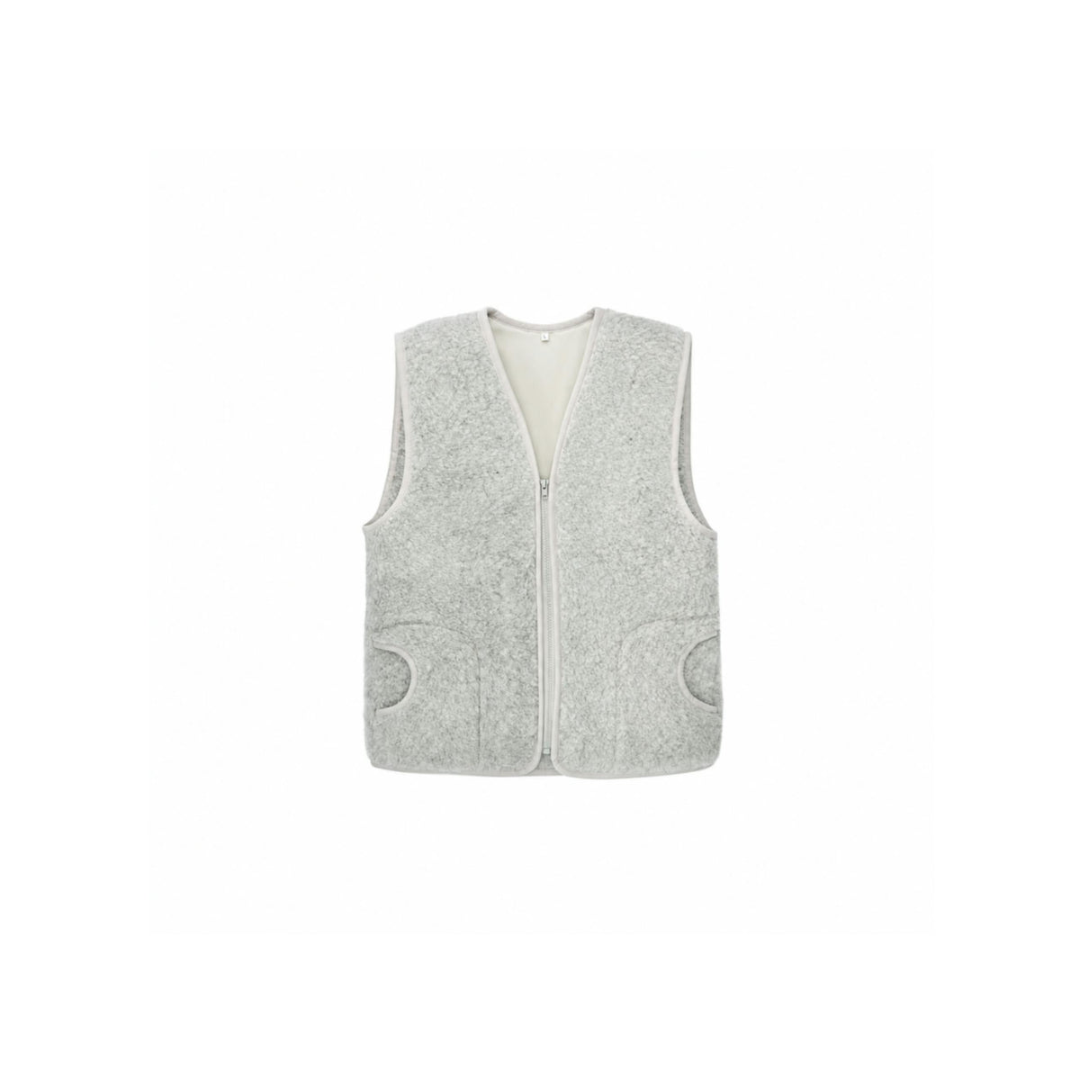 WOMEN'S WOOL VEST WITH LINING