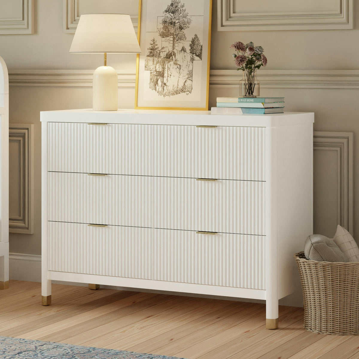 Namesake Ambrosia 9-Drawer Wide Assembled Dresser (56")