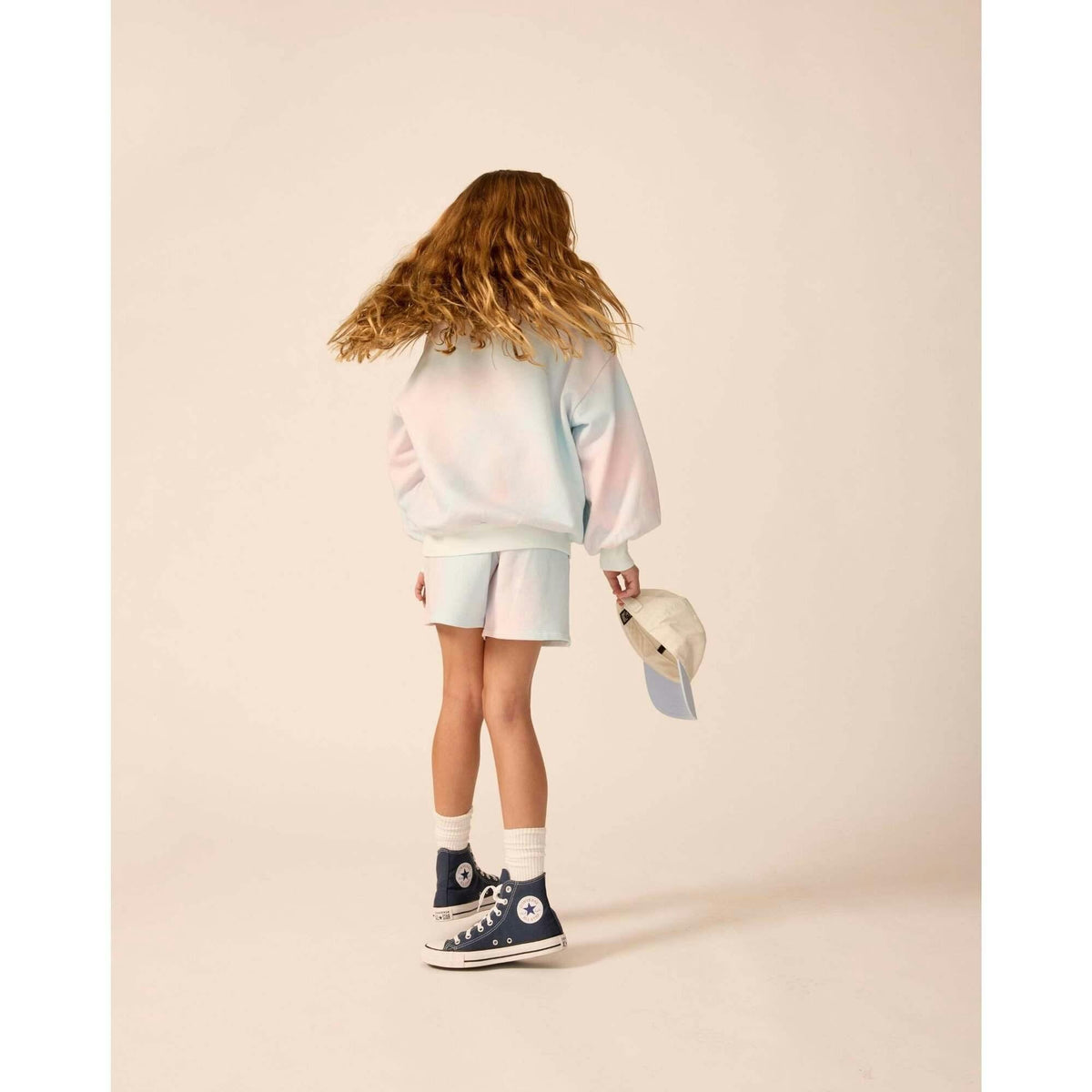 Organic Weekend Sweatshirt in Pink Cloud