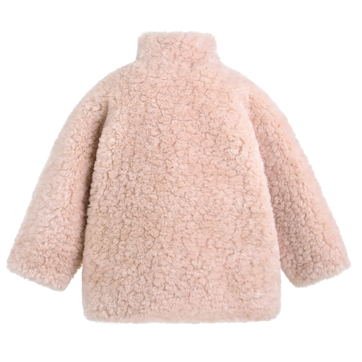 Pink Shearling Coat