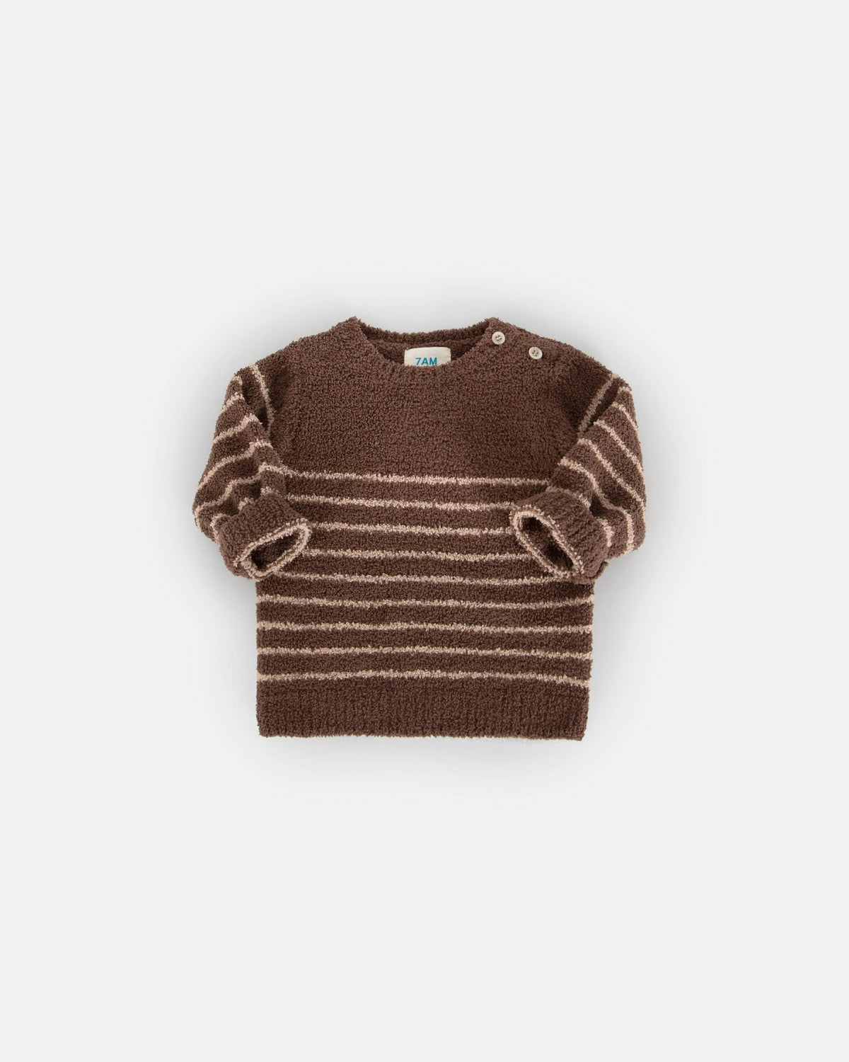 Long Sleeve Top Striped - Fuzzy