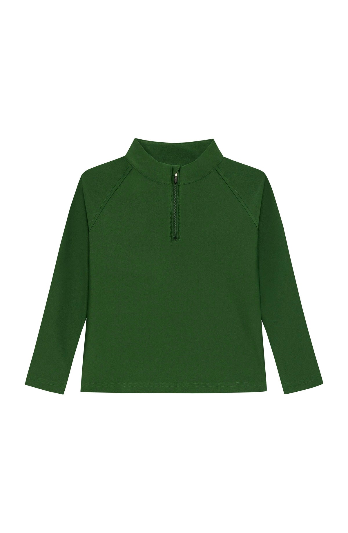 dark green half-zip