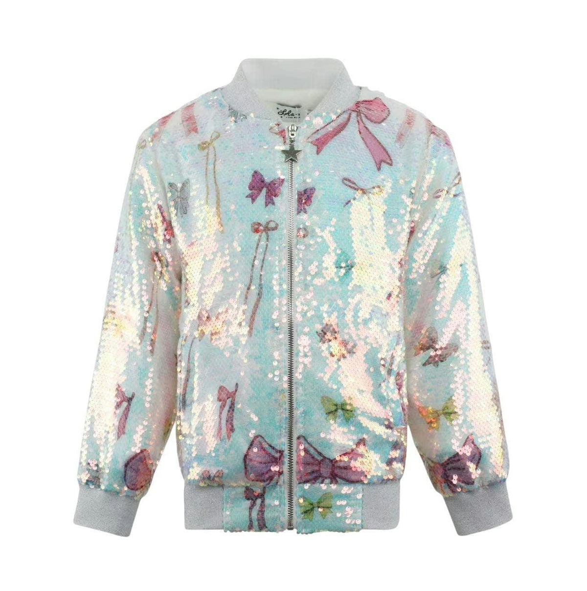 Sequin Bow Bomber