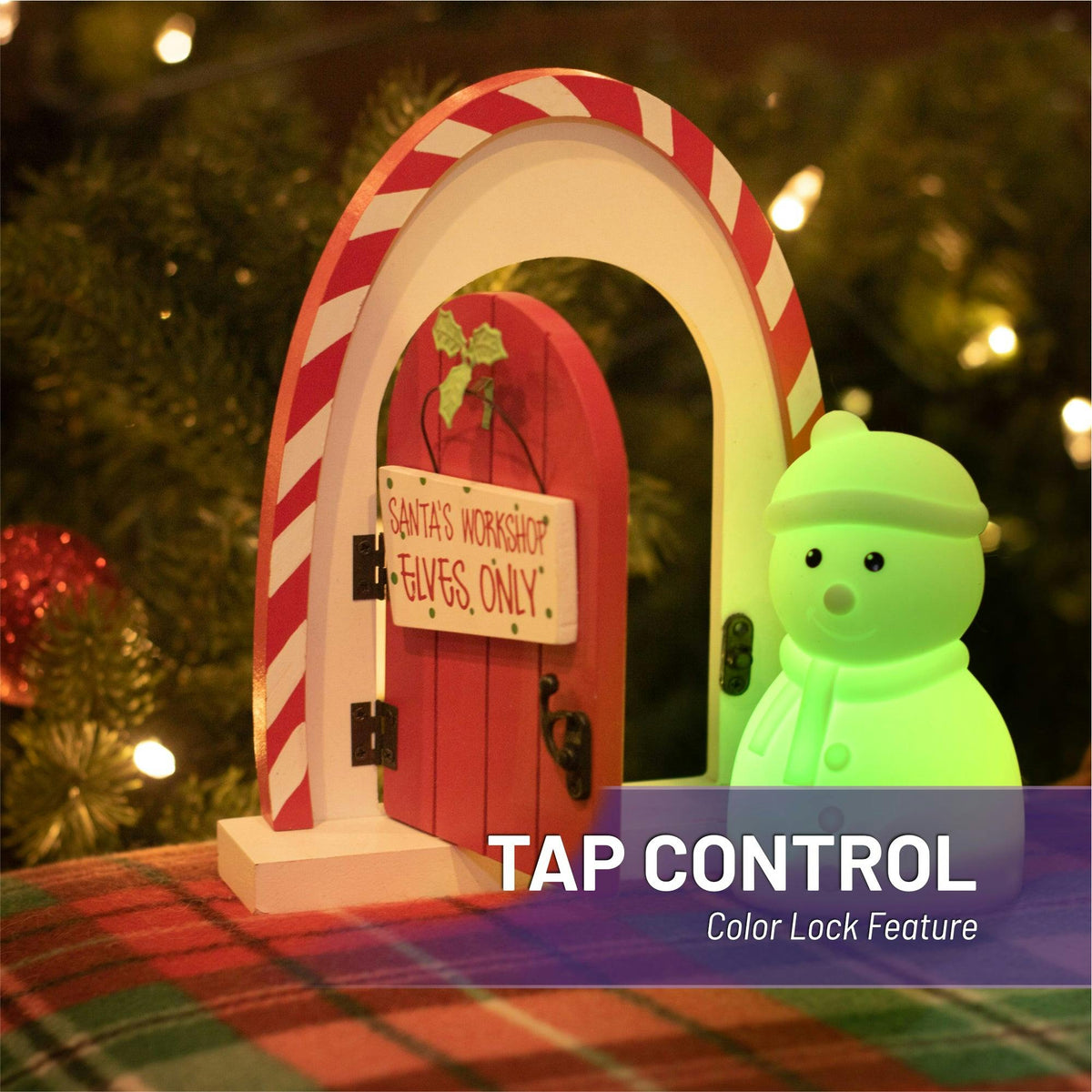 LumiPets® Stanley the Snowman- Children's Touch Night Light Junior