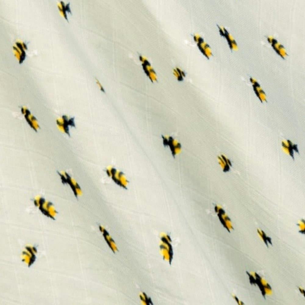 Bumblebee Mini Lovey Two-Layer Muslin Security Blanket